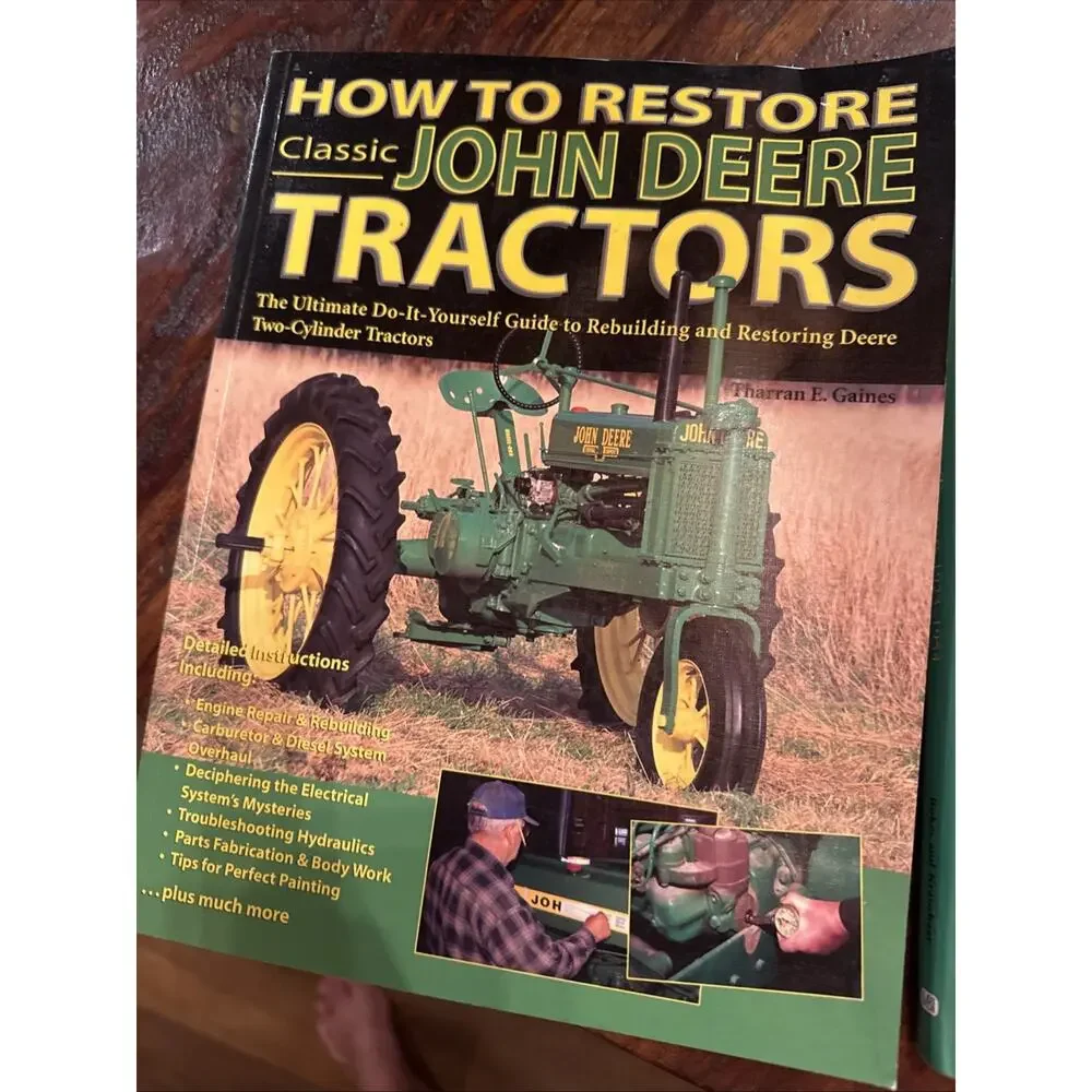 John Deere Tractor Book Lot (3) Letter Series 1923-1954, How to Restore, History
